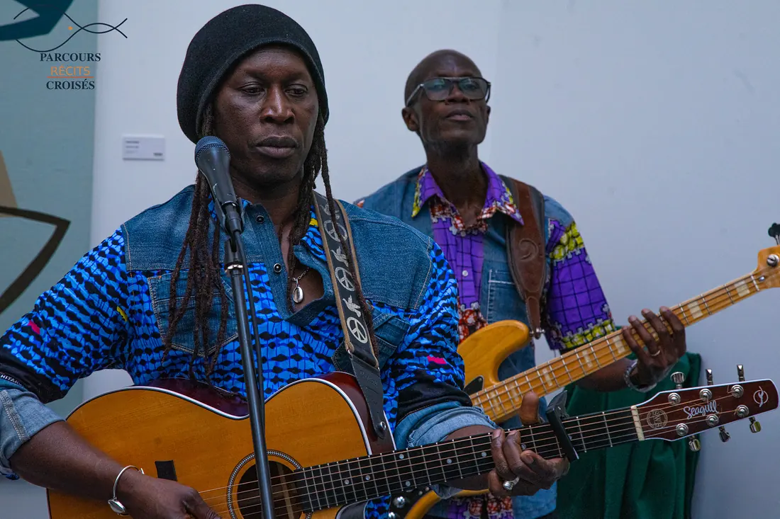 Musique live dans la galerie