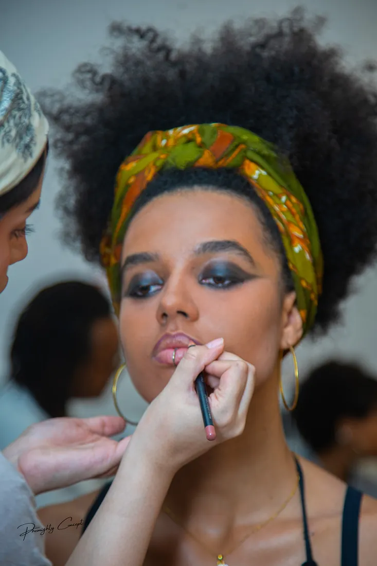 Dernières retouches avant le défilé